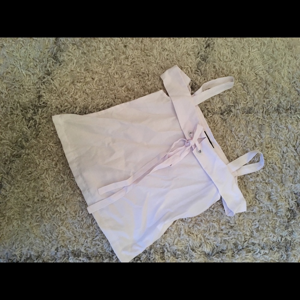 Off shoulder white top